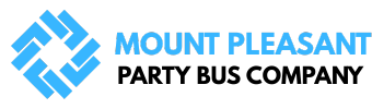 mount pleasant party bus company logo