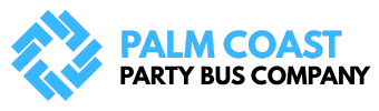 palm coast party bus company logo