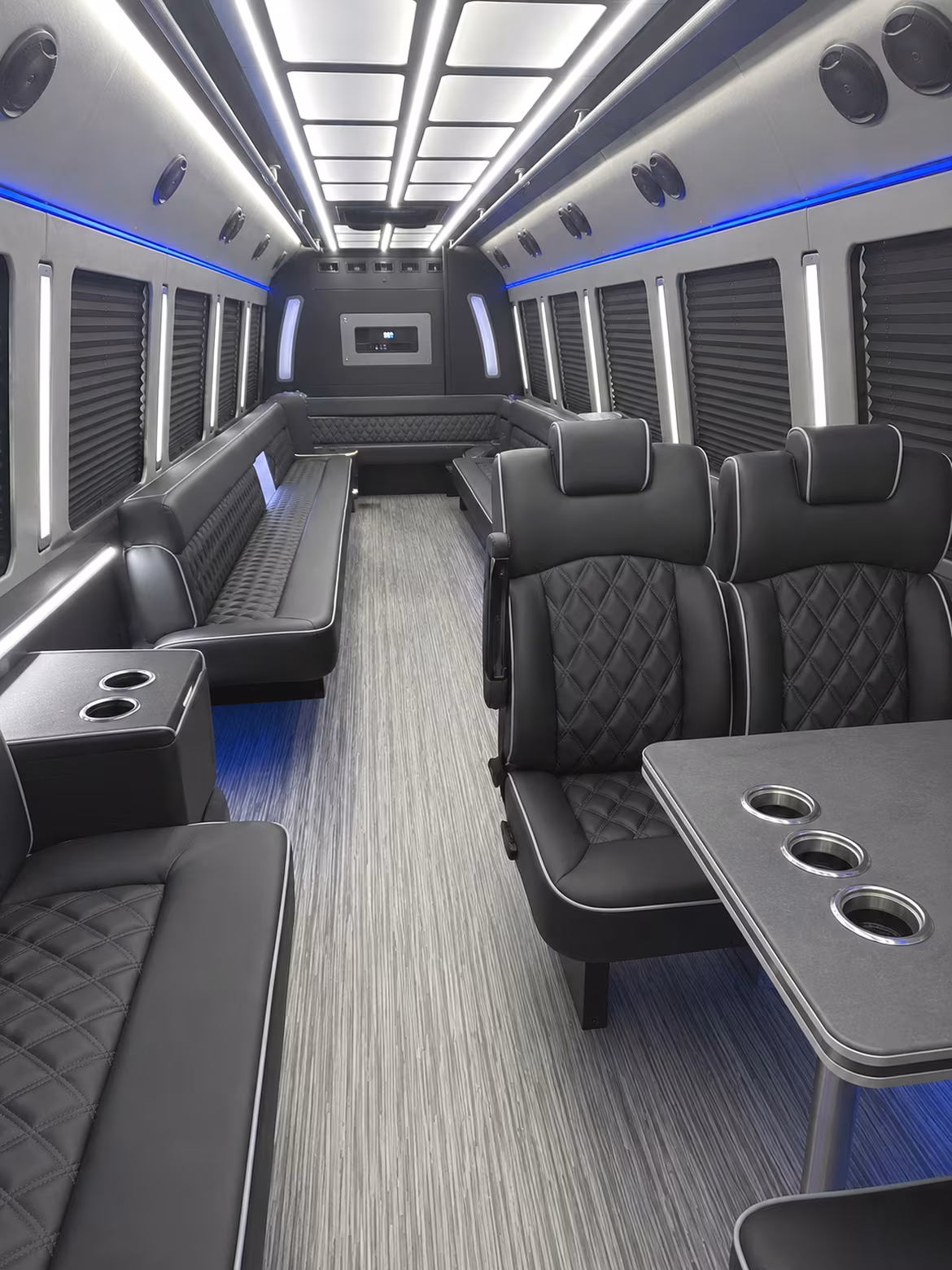 15 Passenger Party Bus Inside