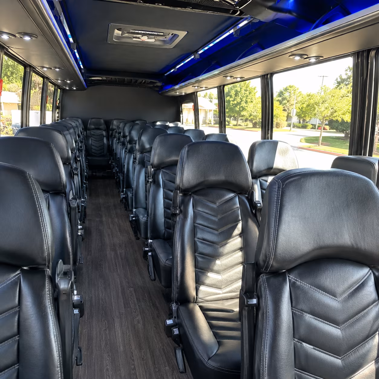 15-35 Passenger Minibus Interior