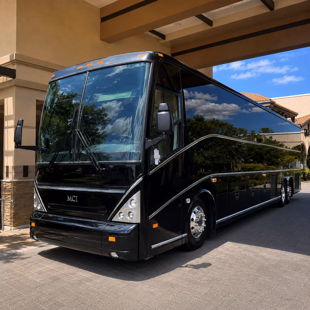 40-56 Passenger Charter Bus Exterior
