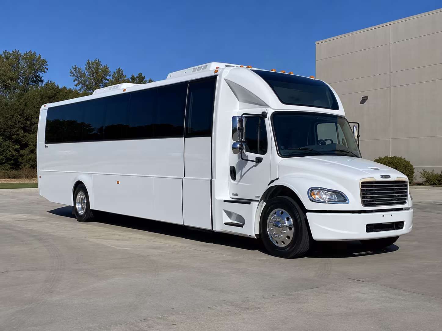 Passenger seating aboard a party bus rental serving Savannah