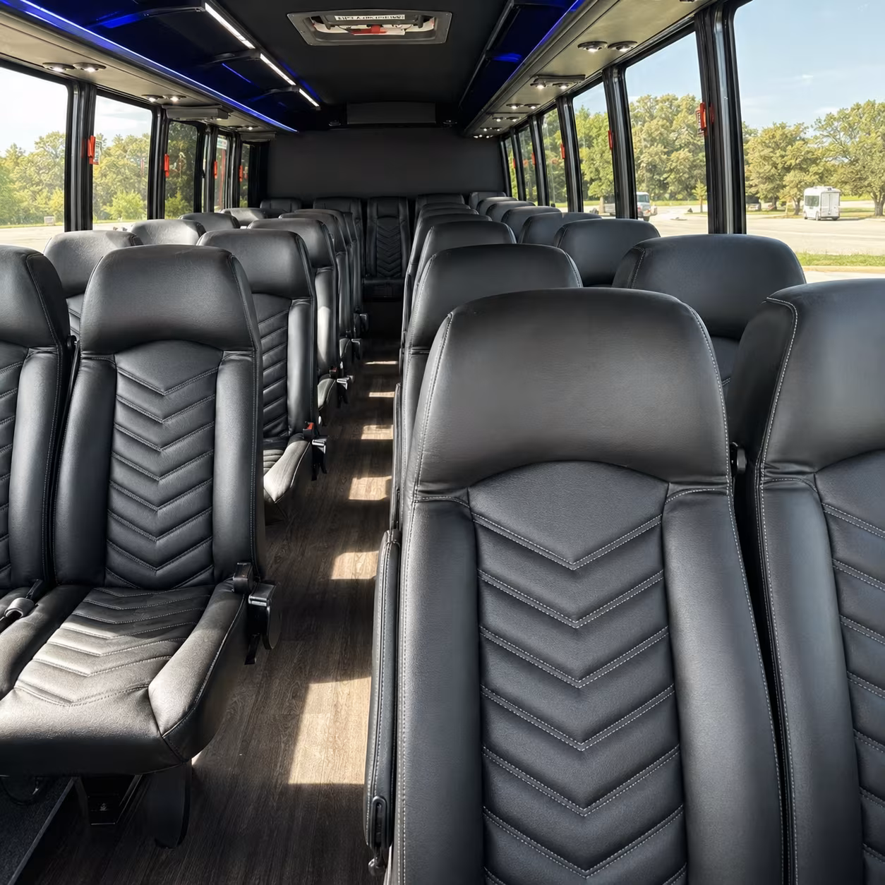 Savannah Corporate Transportation onboard seating