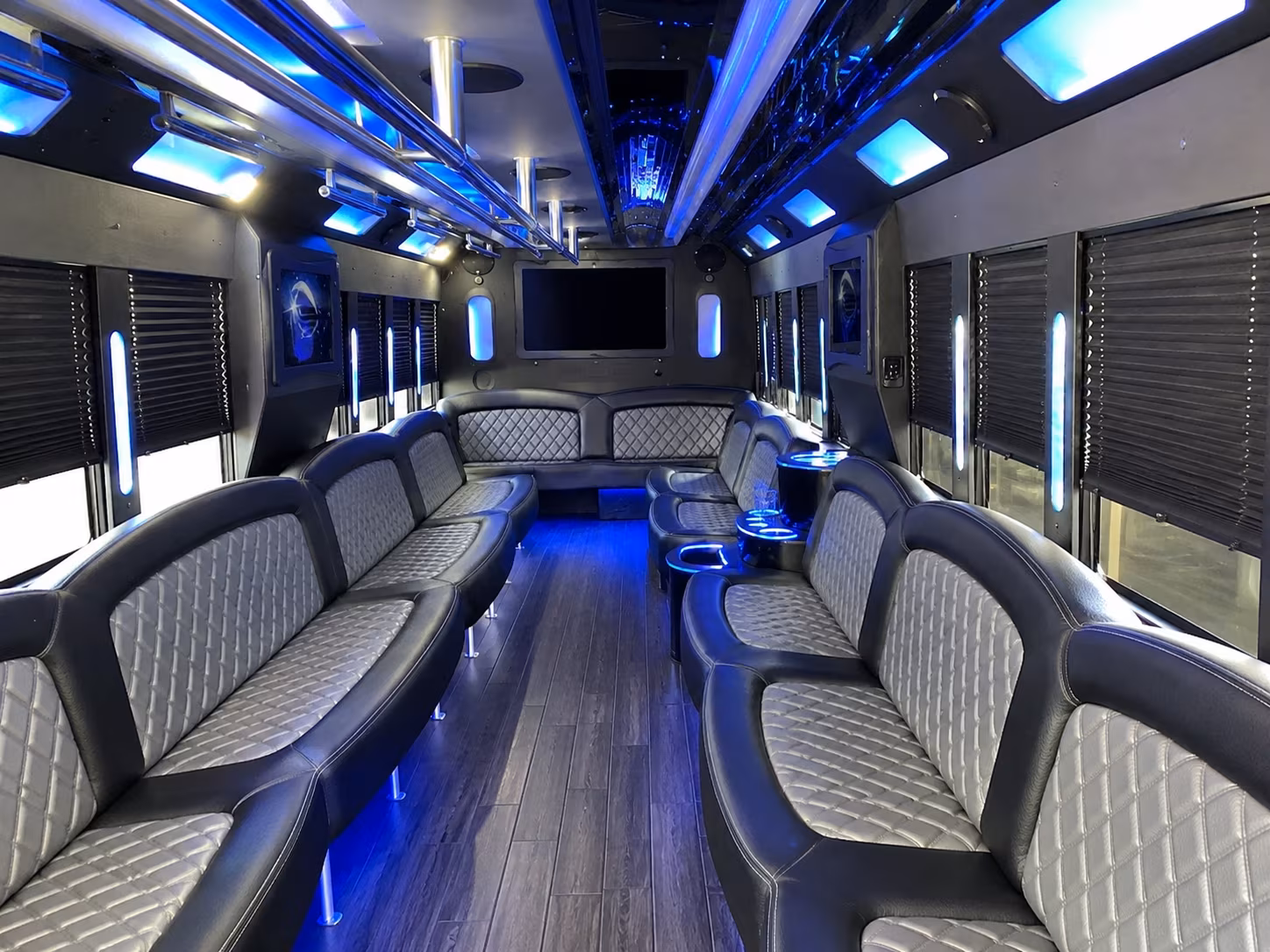Savannah Private Event Transportation party bus exterior