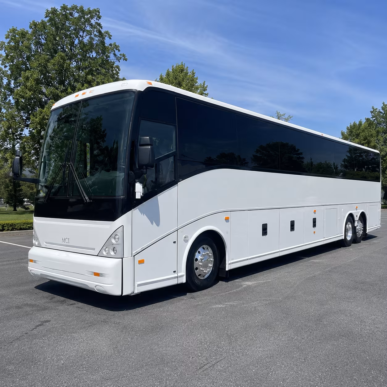 Savannah School Event Transportation party bus exterior