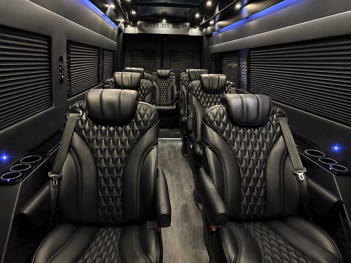 Savannah School Event Transportation party bus exterior