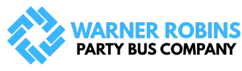 warner robins party bus company logo